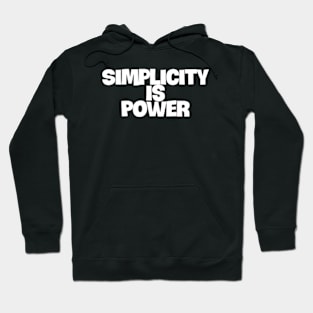 Unleashing the Power of Minimalism Hoodie